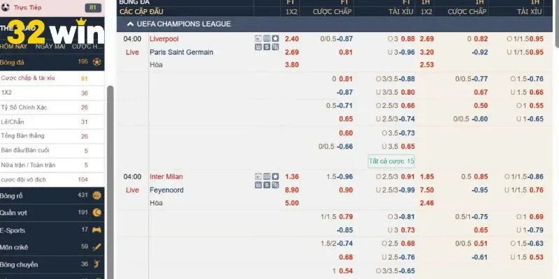 Giới thiệu 32win không thể bỏ qua thể thao trực tuyến