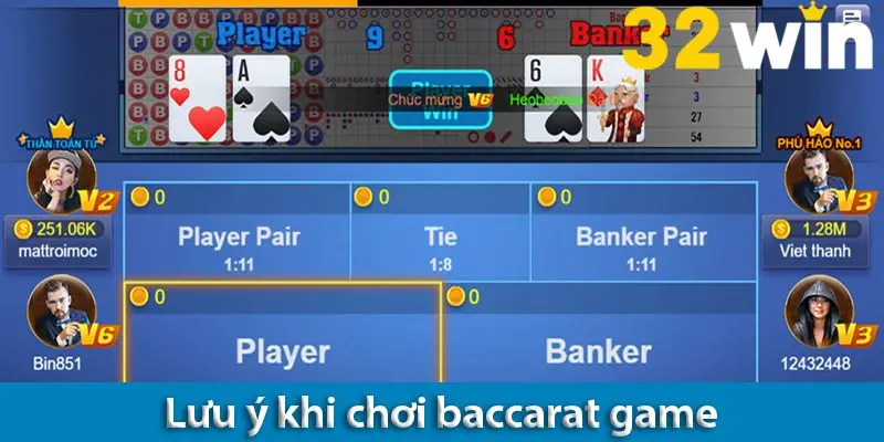 Game bài baccarat – Luật chơi và mẹo đánh luôn thắng cho bạn